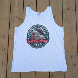Vintage Moosehead Beer The Moose is Loose Tank Top - Size L